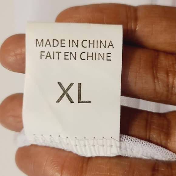 Avidlove | Classic White Lace Asymmetrical Hem Teddy or Chemise (Size XL) - Picture 4 of 10